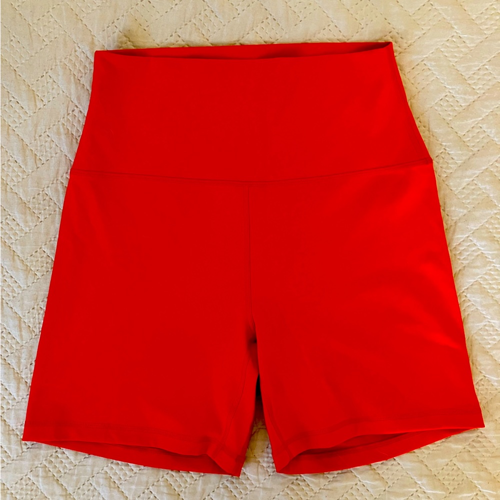 CRZ YOGA Women's Naked Feeling 6” High Waisted Biker Shorts w/ Side Pockets (XL)